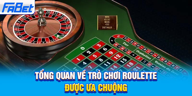 Tổng quan về trò chơi Roulette được ưa chuộng